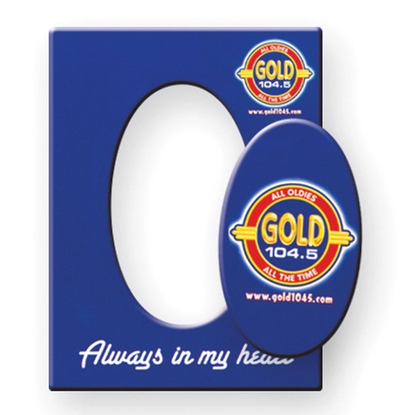 Magnetic photo frame with 0.025" thick magnetic surface and glossy lamination.... from ASI 71475 Minimedia Intl Inc