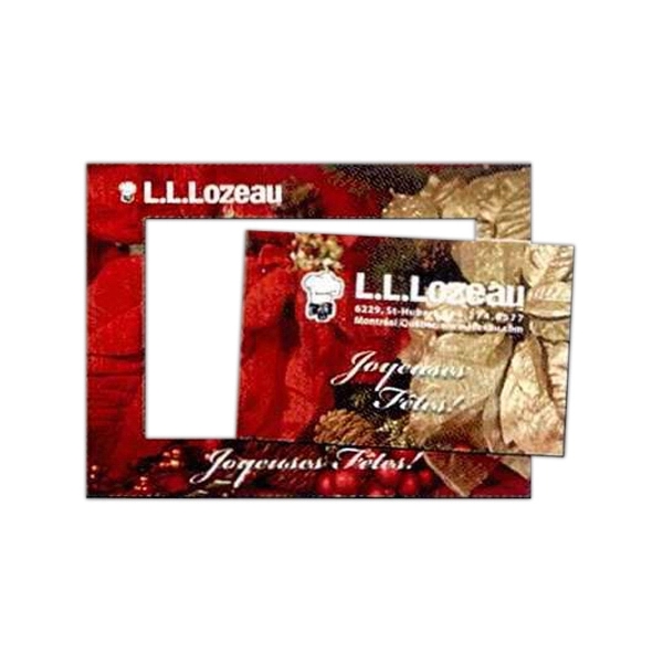 Magnetic photo frame with 0.025" thick magnetic surface and glossy lamination.... from ASI 71475 Minimedia Intl Inc