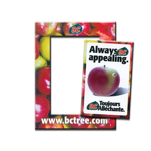 Magnetic photo frame with 0.025" thick magnetic surface and glossy lamination.... from ASI 71475 Minimedia Intl Inc / Mini Media