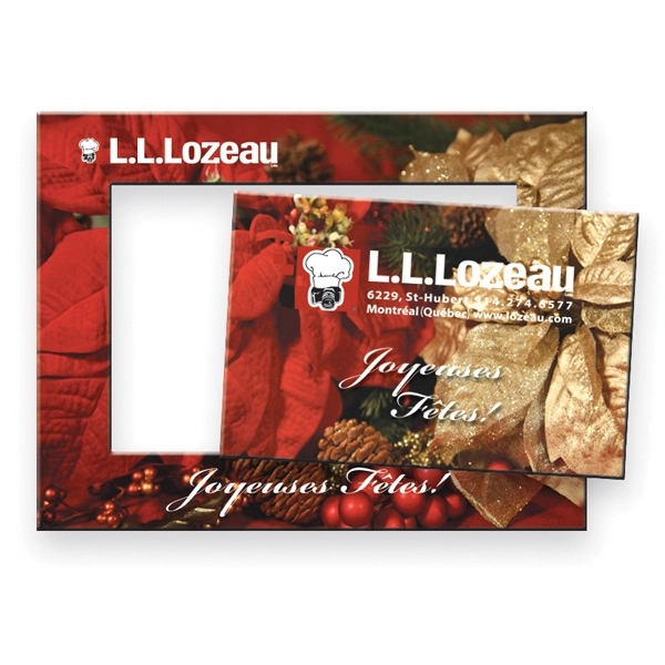 Magnetic photo frame with 0.025" thick magnetic surface and glossy lamination.... from ASI 71475 Minimedia Intl Inc