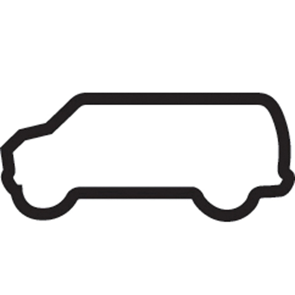 Shaped magnet with 0.020" thick surface, glossy lamination, and die cutting.... from ASI 71475 Minimedia Intl Inc / Mini Media