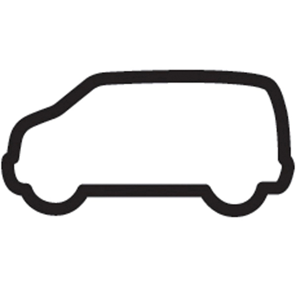 Shaped magnet with 0.020" thick surface, glossy lamination, and die cutting.... from ASI 71475 Minimedia Intl Inc / Mini Media