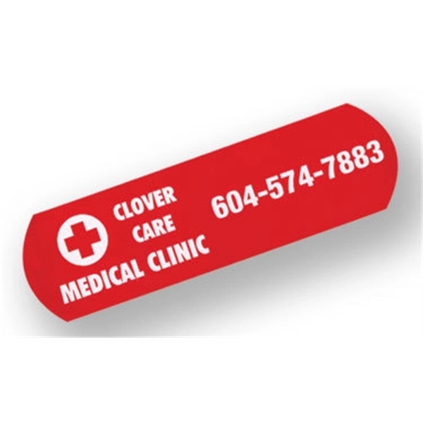 Shaped magnet with 0.020" thick surface, glossy lamination, and die cutting.... from ASI 71475 Minimedia Intl Inc / Mini Media