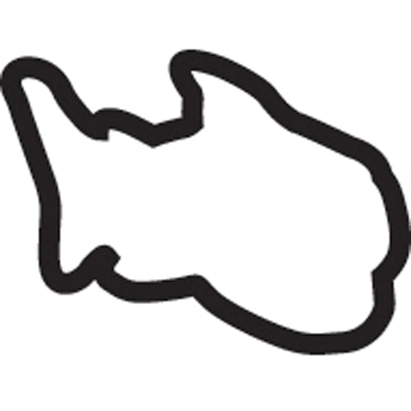 Shaped magnet with 0.020" thick surface, glossy lamination, and die cutting.... from ASI 71475 Minimedia Intl Inc