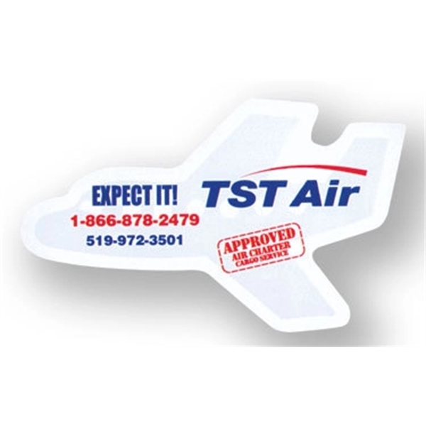 Shaped magnet with 0.020" thick surface, glossy lamination, and die cutting.... from ASI 71475 Minimedia Intl Inc / Mini Media