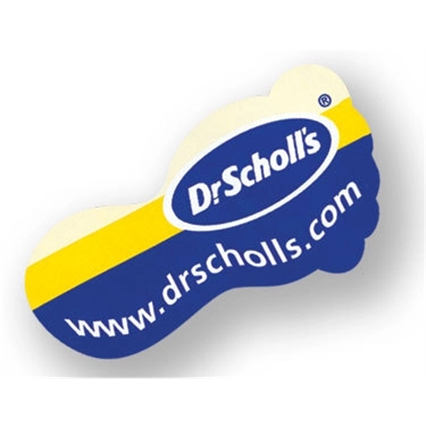 Shaped magnet with 0.020" thick surface, glossy lamination, and die cutting.... from ASI 71475 Minimedia Intl Inc / Mini Media