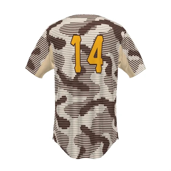 Adult Sublimated Full-Button Baseball Jersey. 92% polyester/8% spandex.... from ASI 37461 Augusta Sportswear