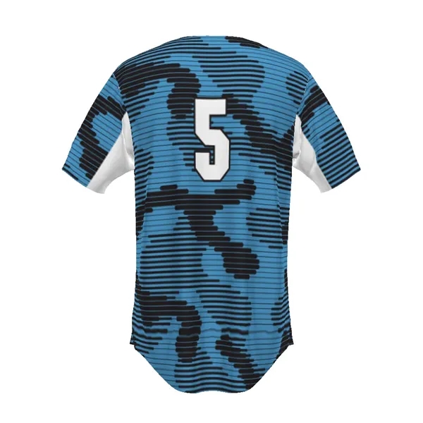 Youth Sublimated Full-Button Baseball Jersey. 92% polyester/8% spandex.... from ASI 37461 Augusta Sportswear