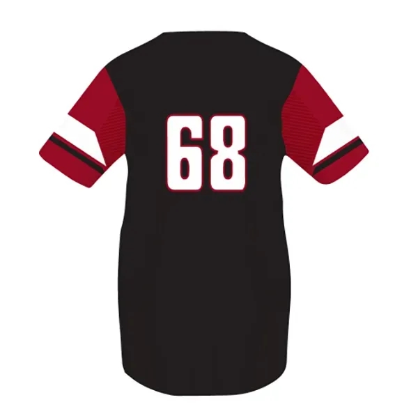 Youth Crew Neck Performance Mesh Baseball Jersey. 92% polyester/8% spandex.... from ASI 37461 Augusta Sportswear