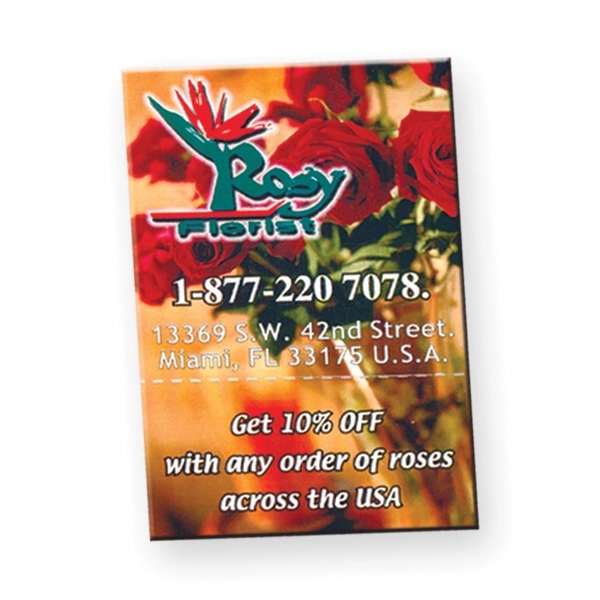 Magnetic coupon pack, 3" x 2", with 1 coupon measuring 1"... from ASI 71475 Minimedia Intl Inc