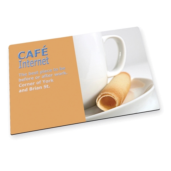 Counter mat with lexan finish with 1/8" anti-skid rubber base.... from ASI 71475 Minimedia Intl Inc