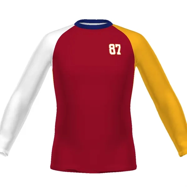 Long Sleeve Compression Tee. 91% polyester/9% spandex engineered with lightweight, breathable... from ASI 37461 Augusta Sportswear