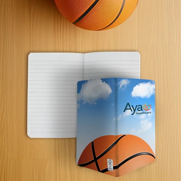 4" X 6" Sport Sewn Paper Cover Notebook... from ASI 30208 A P Specialties / AP Specialties