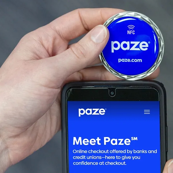 2" Die cast challenge coin with Diamond Border and NFC Function.... from ASI 52263 EMT / EMT EASY