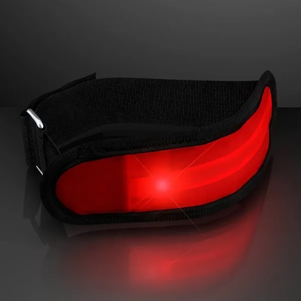 Blank or imprinted. Light up LED armband for night safety.... from ASI 34194 ALightPromos / Alight Promotional Products