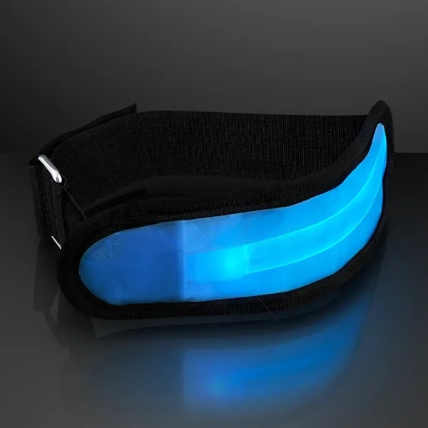 Blank or imprinted. Light up LED armband for night safety.... from ASI 34194 ALightPromos / Alight Promotional Products