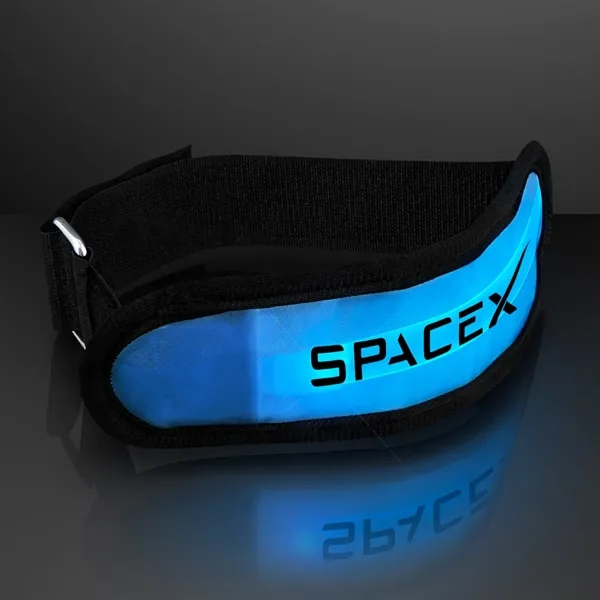 Blank or imprinted. Light up LED armband for night safety.... from ASI 34194 ALightPromos / Alight Promotional Products