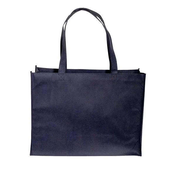 Standard non-woven tote bag with box gusset, crisp binding edge seams... from ASI 79530 Prime Line