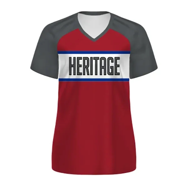 Ladies' Semi-Sublimated Raglan Tee. 100% Polyester wicking smooth knit.... from ASI 37461 Augusta Sportswear / Holloway Sportswear