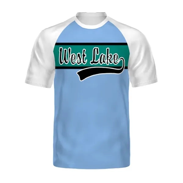 Adult Semi-Sublimated Raglan Tee. 100% Polyester wicking smooth knit.... from ASI 37461 Augusta Sportswear / Holloway Sportswear