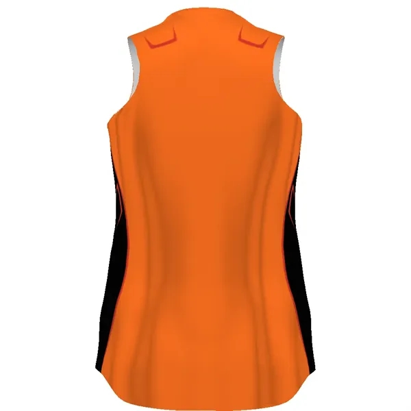Girls' Sublimated Pin-Dot Sleeveless Softball Jersey, 100% Polyester Wicking Mesh.... from ASI 37461 Augusta Sportswear / Holloway Sportswear