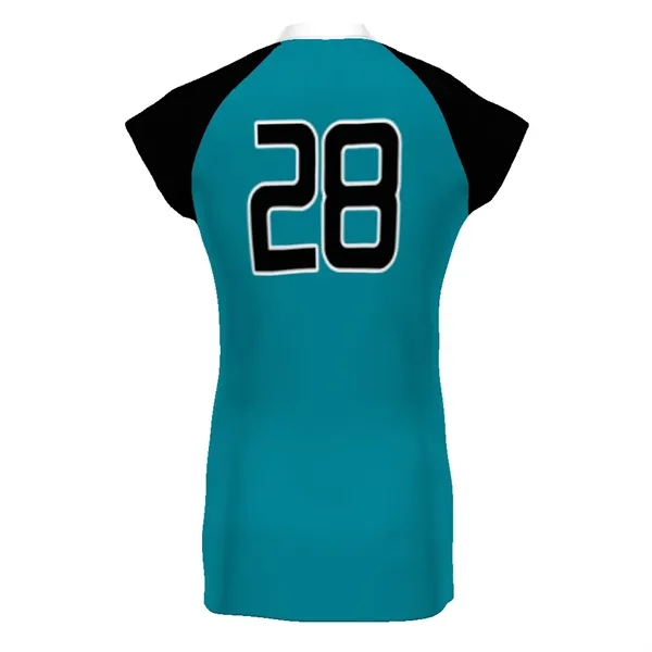 Girls' Sublimated Cap Sleeve Volleytball Jersey. 84% Polyester/16% Spandex Knit.... from ASI 37461 Augusta Sportswear / Holloway Sportswear