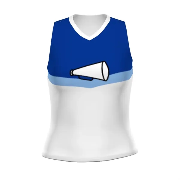 Girls' sublimated cheer shell, heavyweight 88% polyester/12% spandex.... from ASI 37461 Augusta Sportswear / Holloway Sportswear