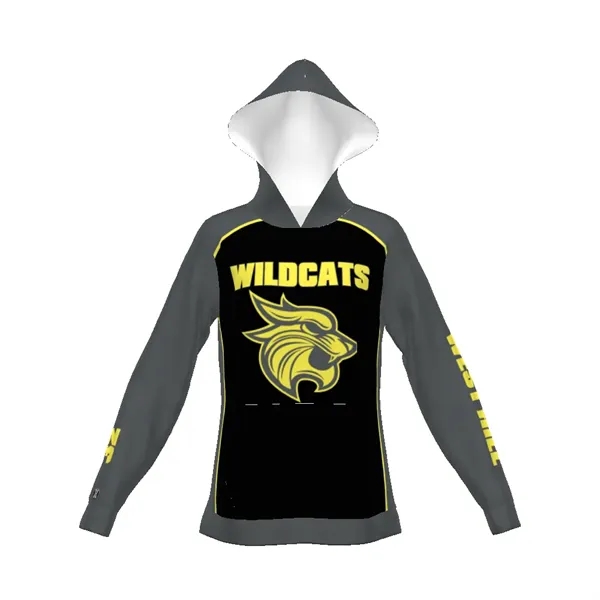 Ladies' Sublimated Hoodie. Dry-Excel™ 5.9 ounce 100% polyester performance wicking fleece... from ASI 37461 Augusta Sportswear / Holloway Sportswear