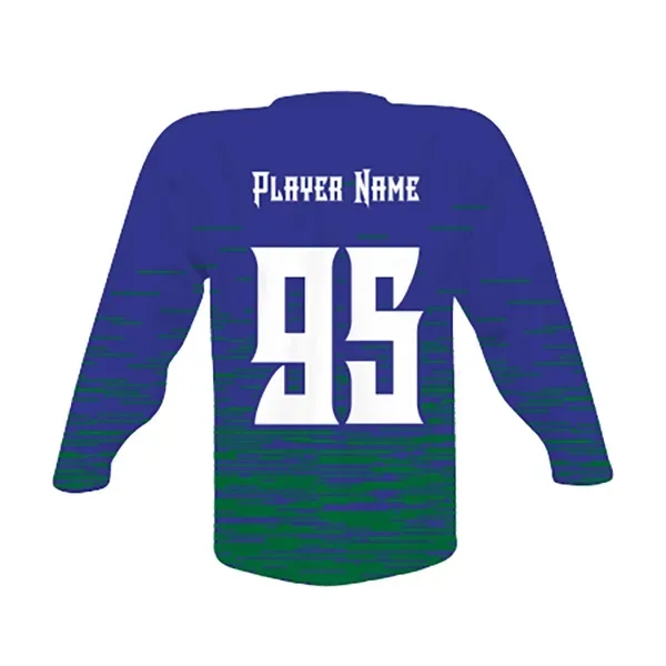 Youth Essential Series 2.0 V-Neck Hockey Jersey. Dry-Excel™ 100% polyester wicking... from ASI 37461 Augusta Sportswear