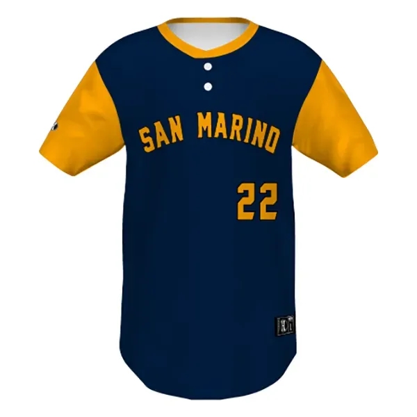 Youth Lightweight Two-Button Baseball Jersey. Dry-Excel™ 100% polyester wicking smooth knit.... from ASI 37461 Augusta Sportswear / Holloway Sportswear