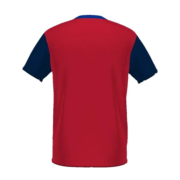 Youth Cotton-Touch™ Tee. 5.6 ounce 95% polyester/5% spandex wicking knit.... from ASI 37461 Augusta Sportswear / Holloway Sportswear