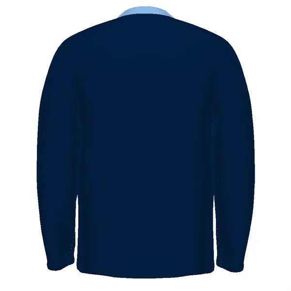 Youth long sleeve woven 1/2 zip. 92% polyester/8% spandex. 4-Way stretch... from ASI 37461 Augusta Sportswear / Holloway Sportswear