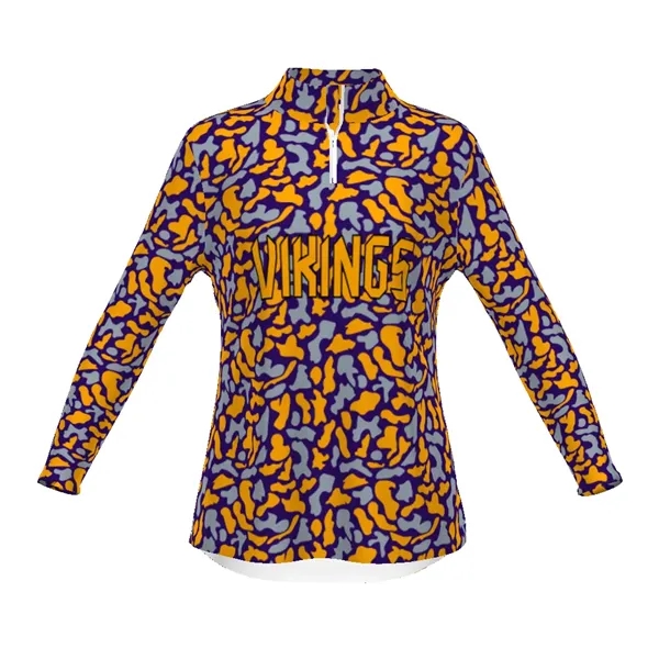 Ladies' 1/4 zip pullover. Dry-Excel™ 100% polyester wicking smooth knit.... from ASI 37461 Augusta Sportswear / Holloway Sportswear