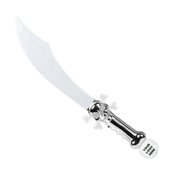 23" plastic LED lighted pirate sword with a variety of light... from ASI 42016 Brighter Promotions Inc