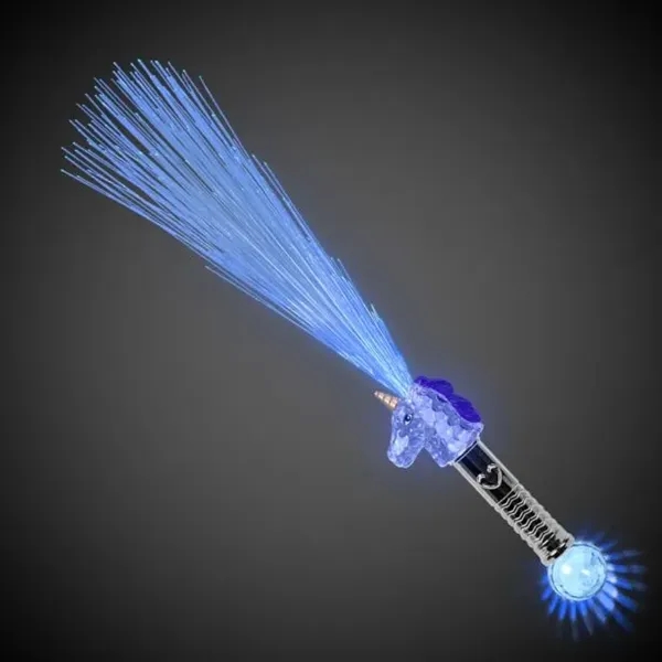 15" unicorn wand with 7 different light modes that change with... from ASI 42016 Brighter Promotions Inc