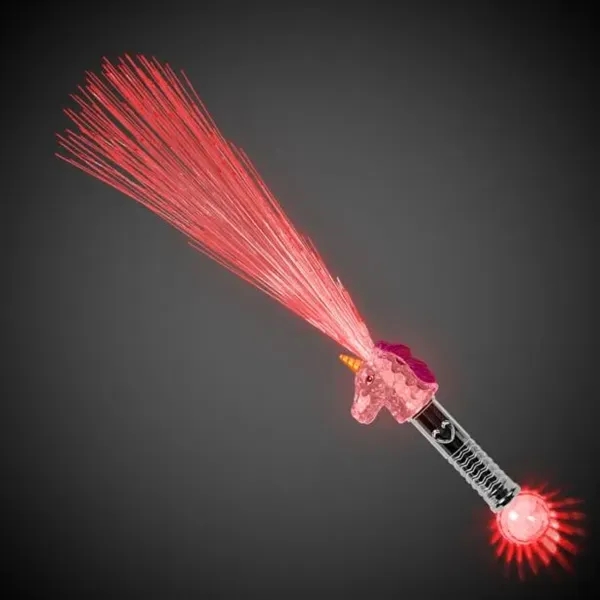 15" unicorn wand with 7 different light modes that change with... from ASI 42016 Brighter Promotions Inc