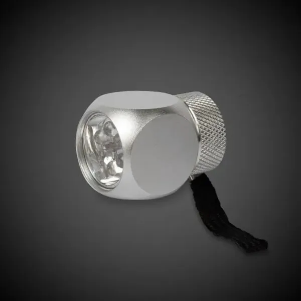 2 1/2" cube shaped flashlight with 6 super-bright LED lights and... from ASI 42016 Brighter Promotions Inc