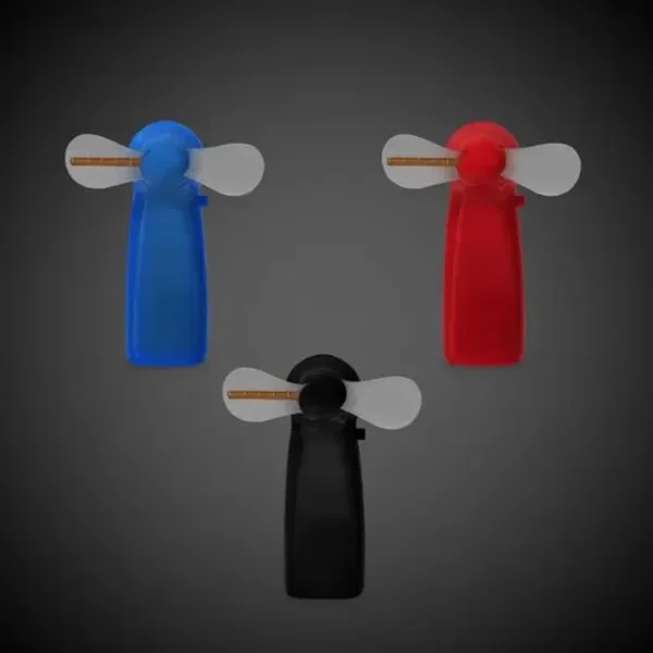 Handheld fan with multi-colored LED lights.... from ASI 42016 Brighter Promotions Inc