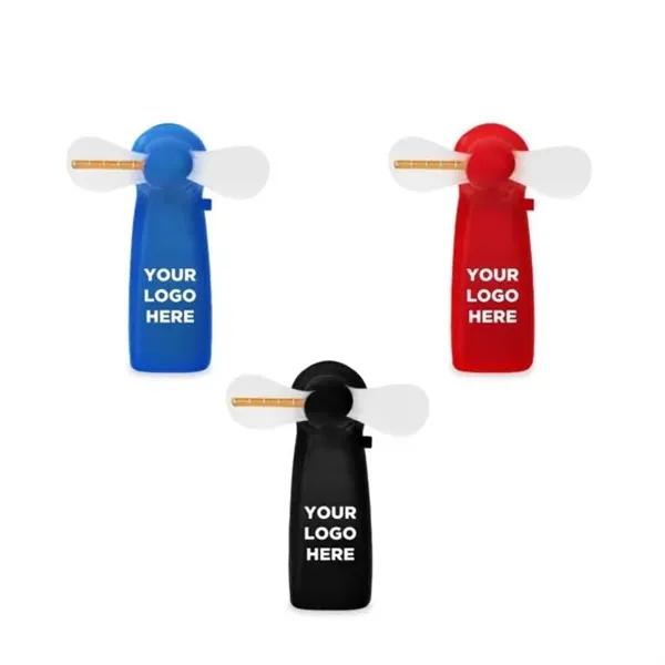 Handheld fan with multi-colored LED lights.... from ASI 42016 Brighter Promotions Inc