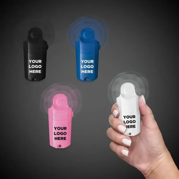 3 3/4" plastic and portable handheld fan in assorted colors... from ASI 42016 Brighter Promotions Inc