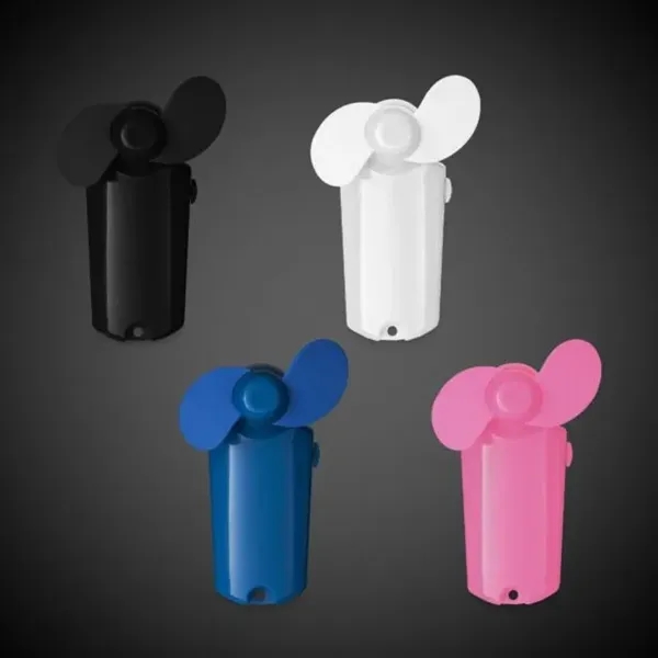 3 3/4" plastic and portable handheld fan in assorted colors... from ASI 42016 Brighter Promotions Inc