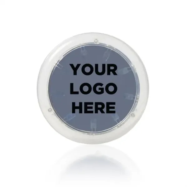 3 3/4" light-up drink coaster with red, green and blue LED... from ASI 42016 Brighter Promotions Inc