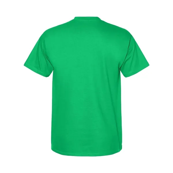 Hanes T-shirt made of 100% ring-spun cotton with double-needle stitching.... from ASI 84358 S&S Activewear
