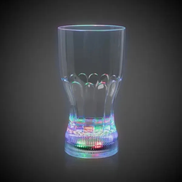 12 oz. plastic drinking glass with 5 high-powered multi-colored LED lights.... from ASI 42016 Brighter Promotions Inc / Chemical Light™
