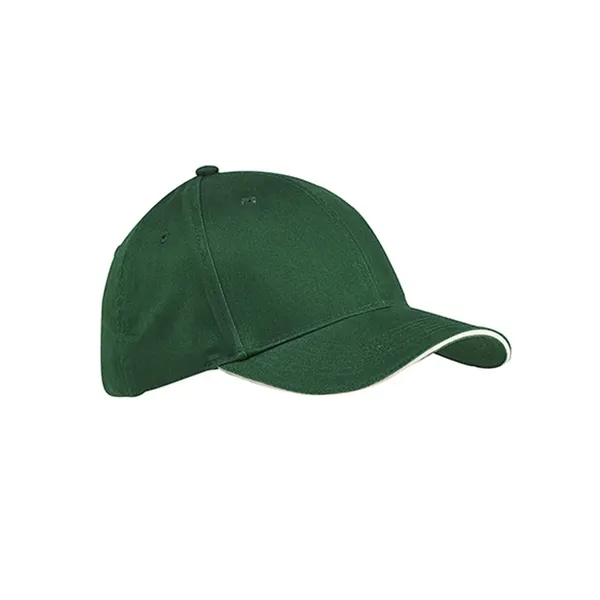 Big Accessories Brushed Twill Sandwich Cap... from ASI 84358 S&S Activewear