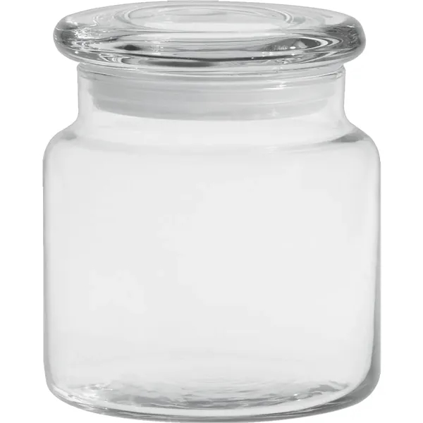 16 oz. glass apothecary jar with flat lid.... from ASI 71920 Moderne Glass Company Inc / Glass America®