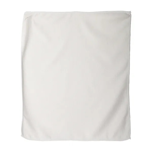 White microfiber rally towel, blank.... from ASI 84358 S&S Activewear