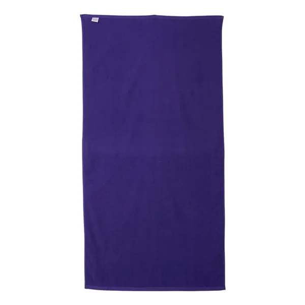 Cotton velour beach towel, 30" x 60". Blank.... from ASI 84358 S&S Activewear