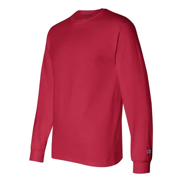 Imported 100% cotton long sleeve T-shirt with taped crew neck, rib... from ASI 84358 S&S Activewear