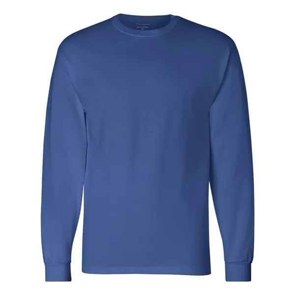 Imported 100% cotton long sleeve T-shirt with taped crew neck, rib... from ASI 84358 S&S Activewear